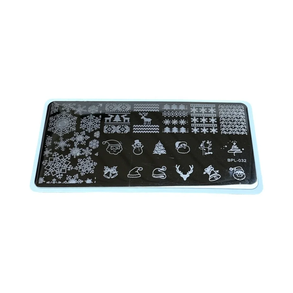 Born Pretty Nail Art Stamping Plate Bundle 10pc Floral Lace Christmas Cat BP BPL